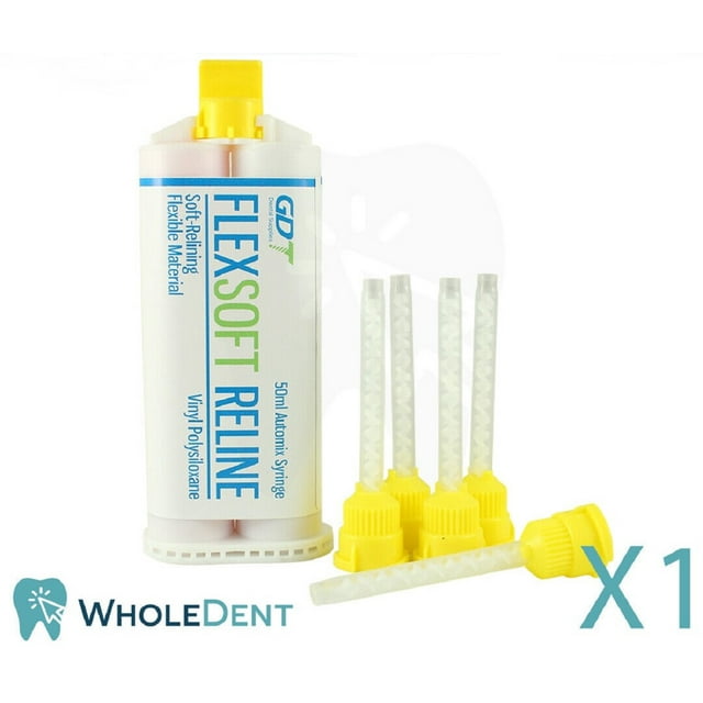 GDT Supplies FlexSoft Liner Material for Flexible Soft Reline Denture