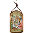 thumbnail image 1 of GDeBrekht 87049 Inspirational Icon Nativity With Angel Wooden Ornament, 1 of 1