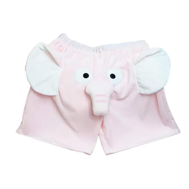 GDfun Flying Elephant Shorts Couple Shorts Small Flying Elephant Nose
