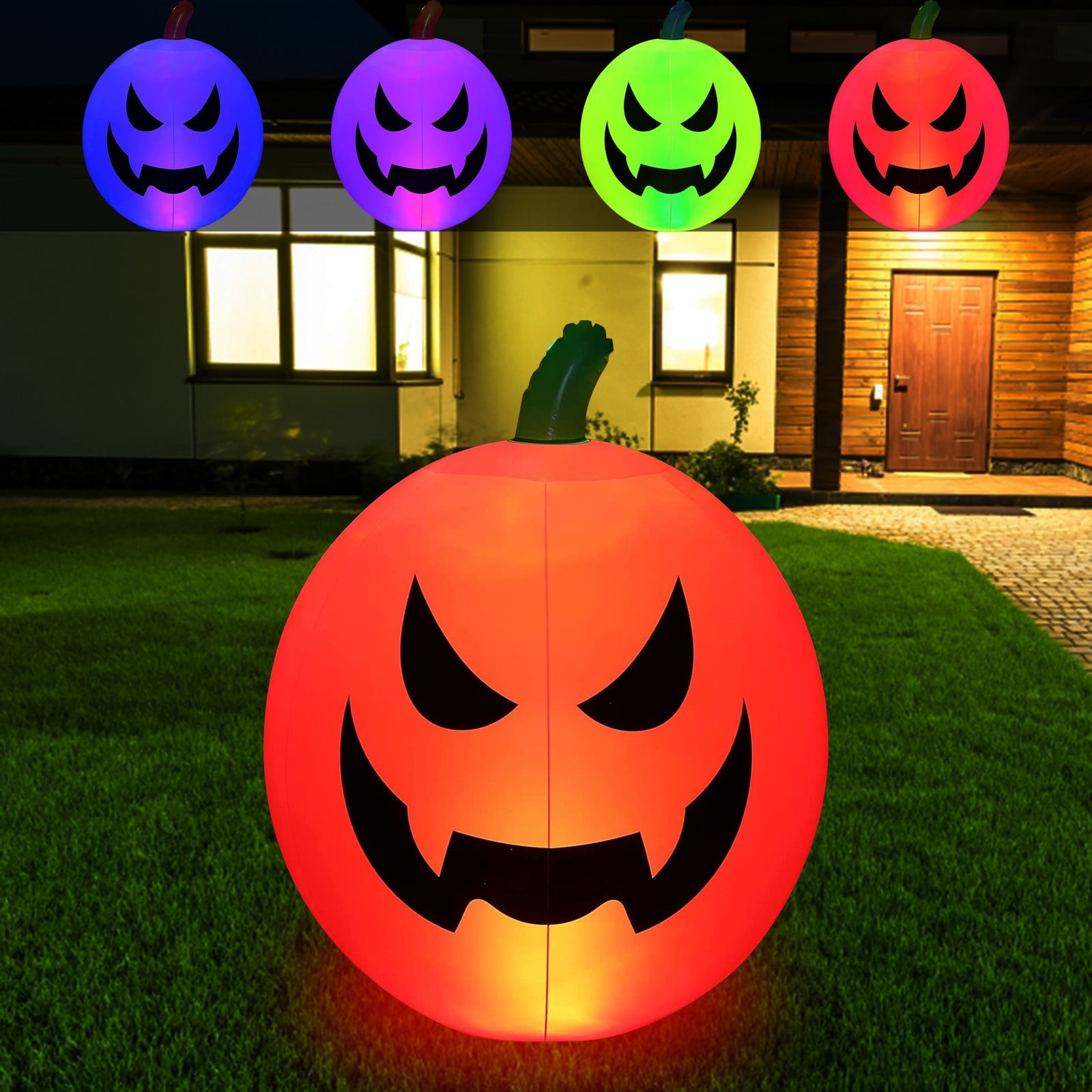 GDfun Halloween Inflatable Outdoor Decoration, Remote Control Halloween