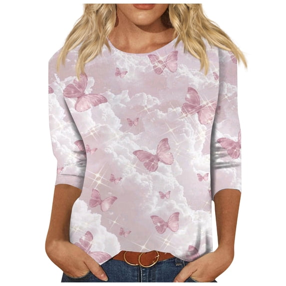 GDfun Women's Fall Tunic Tops Fashion Trendy Round Neck Sweater Top Loose Fit Long Down Pullover