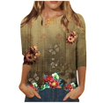 thumbnail image 1 of GDfun Women's Fall Tunic Tops Long Sleeve Plus Size Oversized T-Shirt Loose Fit Long Down Pullover, 1 of 4