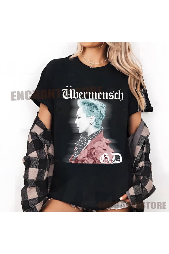 GDragon BigBang Graphic Tee Shirt, GDragon Übermensch 2025 Kpop Merch, Ubermensch Gdragon Tee, Gdragon Drama Shirt