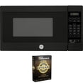 thumbnail image 1 of GE 0.7 Cu. Ft. 700-watt Countertop Microwave Oven, Black Bundle with Deco Essentials CPS Premium 2 Year Extended Protection Plan, 1 of 11