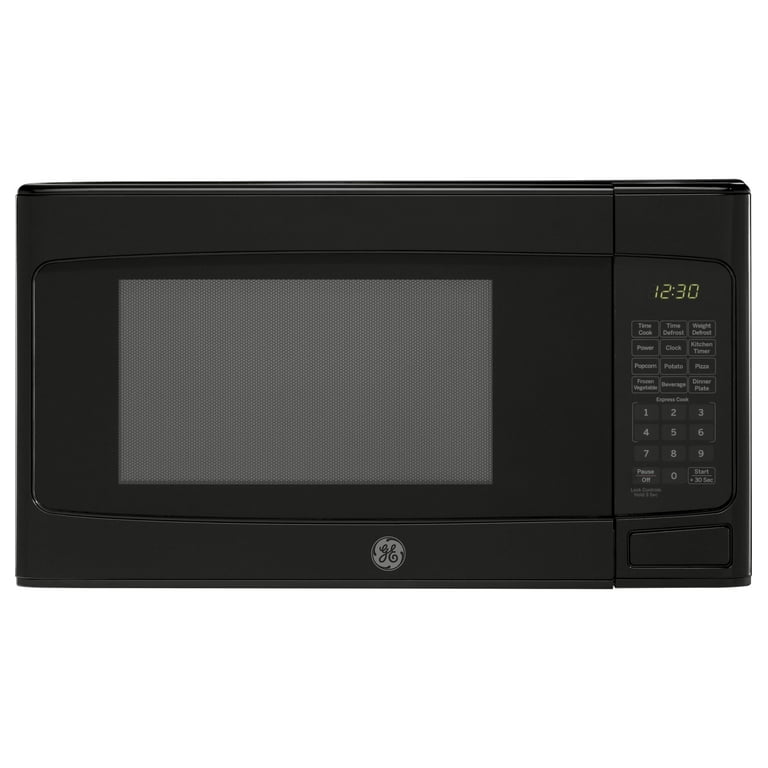 GE 1.1 Cubic Foot Capacity Countertop Microwave Oven Black JES1145DMBB