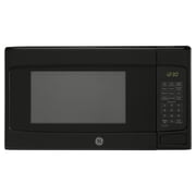GE® 1.1 Cubic Foot Capacity Countertop Microwave Oven, Black, JES1145DMBB