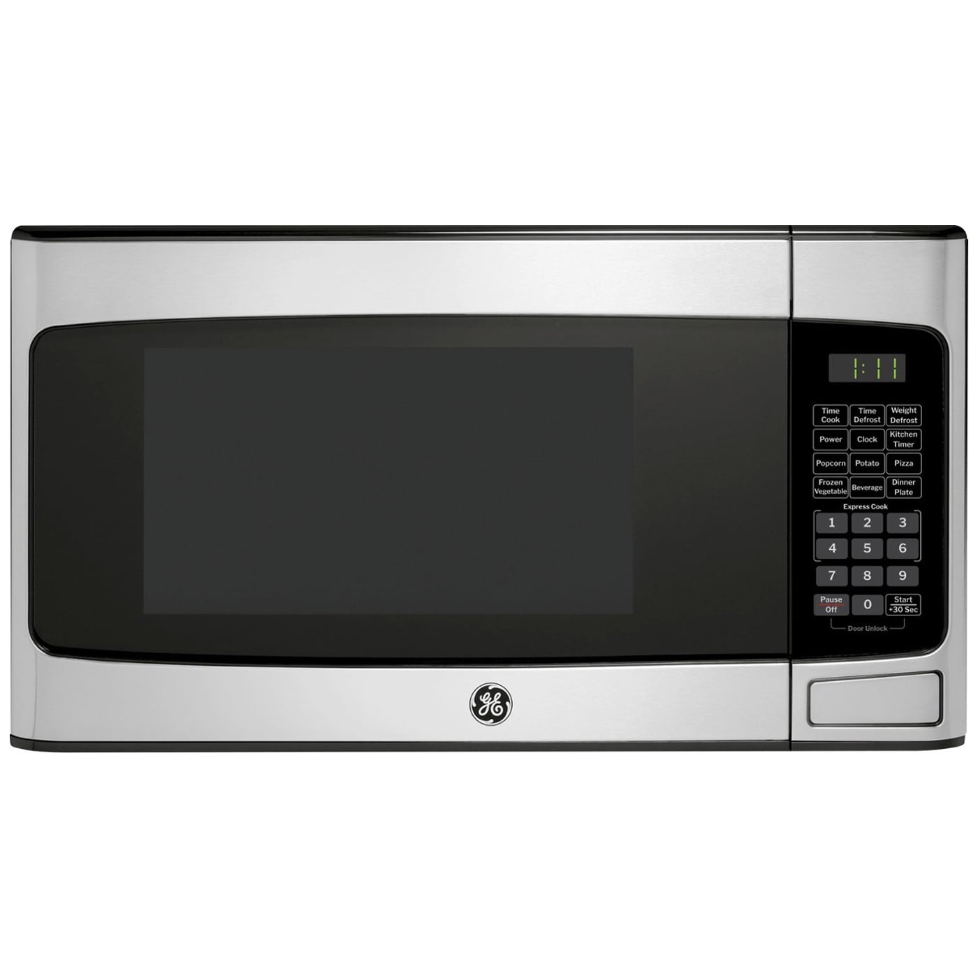Compact Stainless Steel Countertop Microwave with LED Display