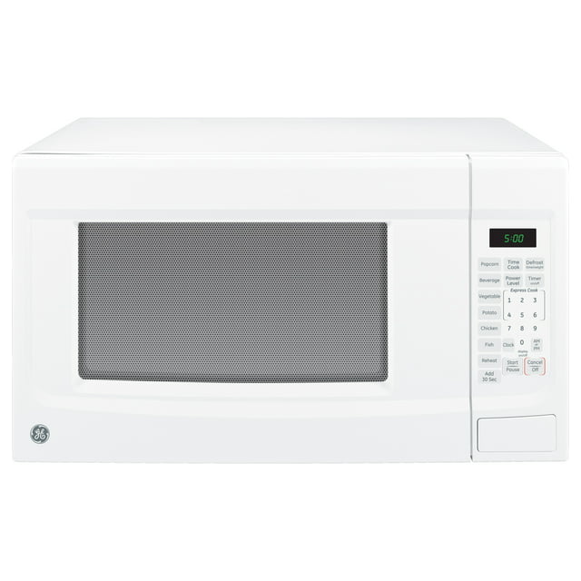 GE® 1.4 Cubic Foot Capacity Countertop Microwave Oven, White, JES1460DSWW
