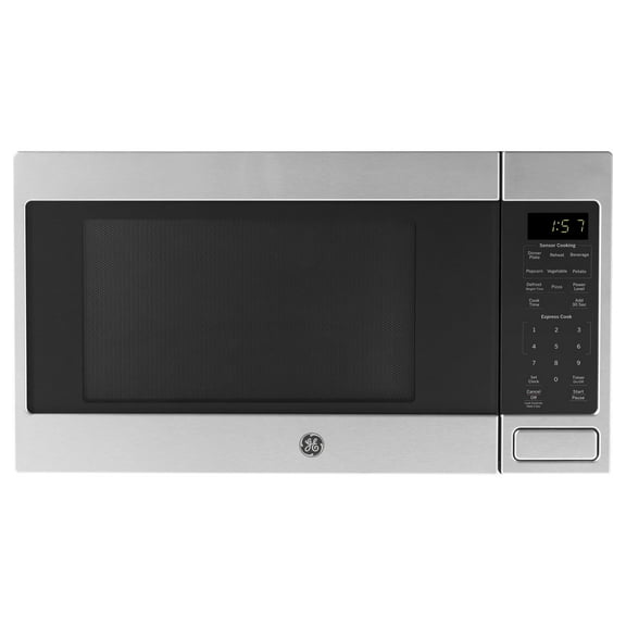 GE® 1.6 Cu. Ft. Countertop Microwave Oven (Stainless Steel)