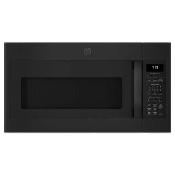 GE 1.9-cu ft 1000-Watt 29.75-in Over-the-Range Microwave with Sensor Cooking (Black) (NEW)