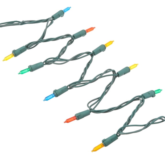 GE 100CT StayBright LED 5.5mm Miniature Colorite String Set, Multicolor