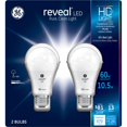 thumbnail image 1 of GE 11 Watt A19 Reveal HD LED Light Bulbs (2-pack), 1 of 1
