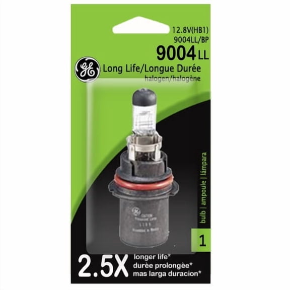 GE 9004 LL - Long Life 65w 12.8v T4.75 Automotive Miniature Bulbs
