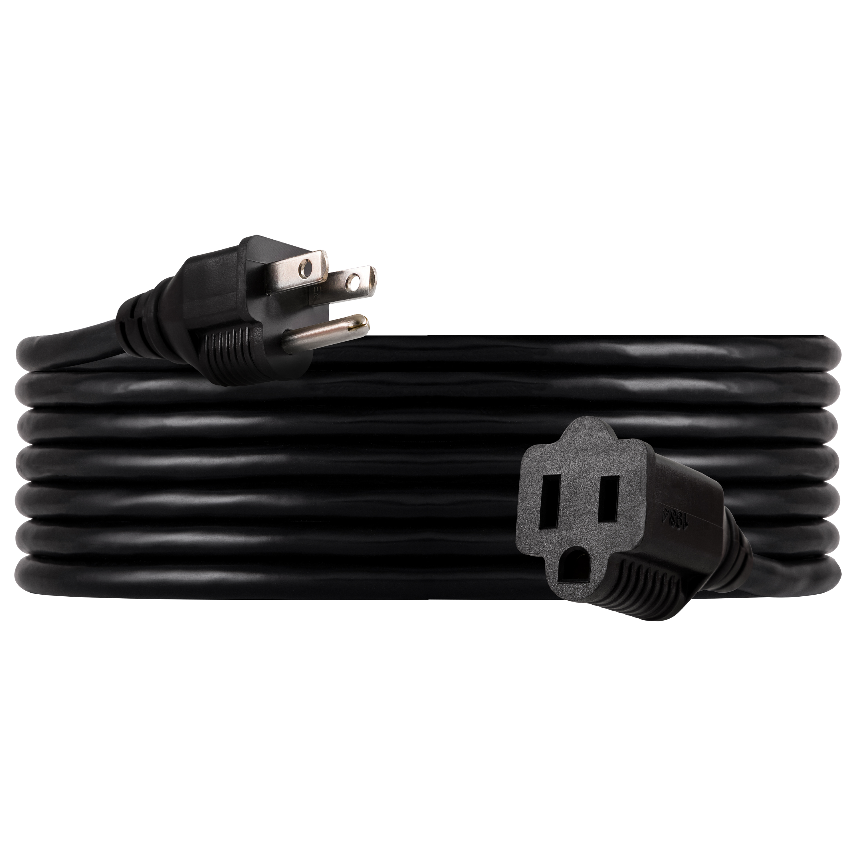 GE 15 ft Outdoor Extension Cord, 1 Outlet, Black, 36824 - image 1 of 7