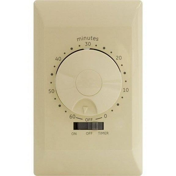 GE 15081 60-Minute Mechanical Switch Timer, Ivory