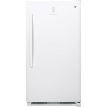 GE - 17.3 Cu. Ft. Frost-Free Upright Freezer - White