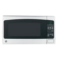 thumbnail image 1 of GE 2.0 cu ft 1200-Watt Countertop Microwave with Sensor Cooking & 16" Turntable, Black Stainless Steel, Push Button Door, One-Touch Presets, 1 of 14