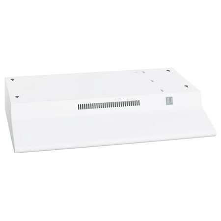 GE - 30" Recirculating Range Hood - White