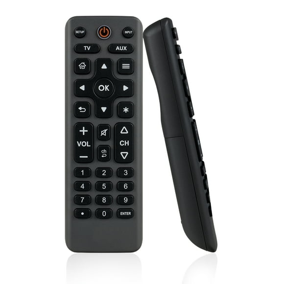 GE 2 Device Universal Remote Control, Charcoal