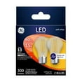 thumbnail image 1 of GE 23240 LED Bulb A15 E12 (Candelabra) Soft White 40 W Clear Pair, 1 of 4