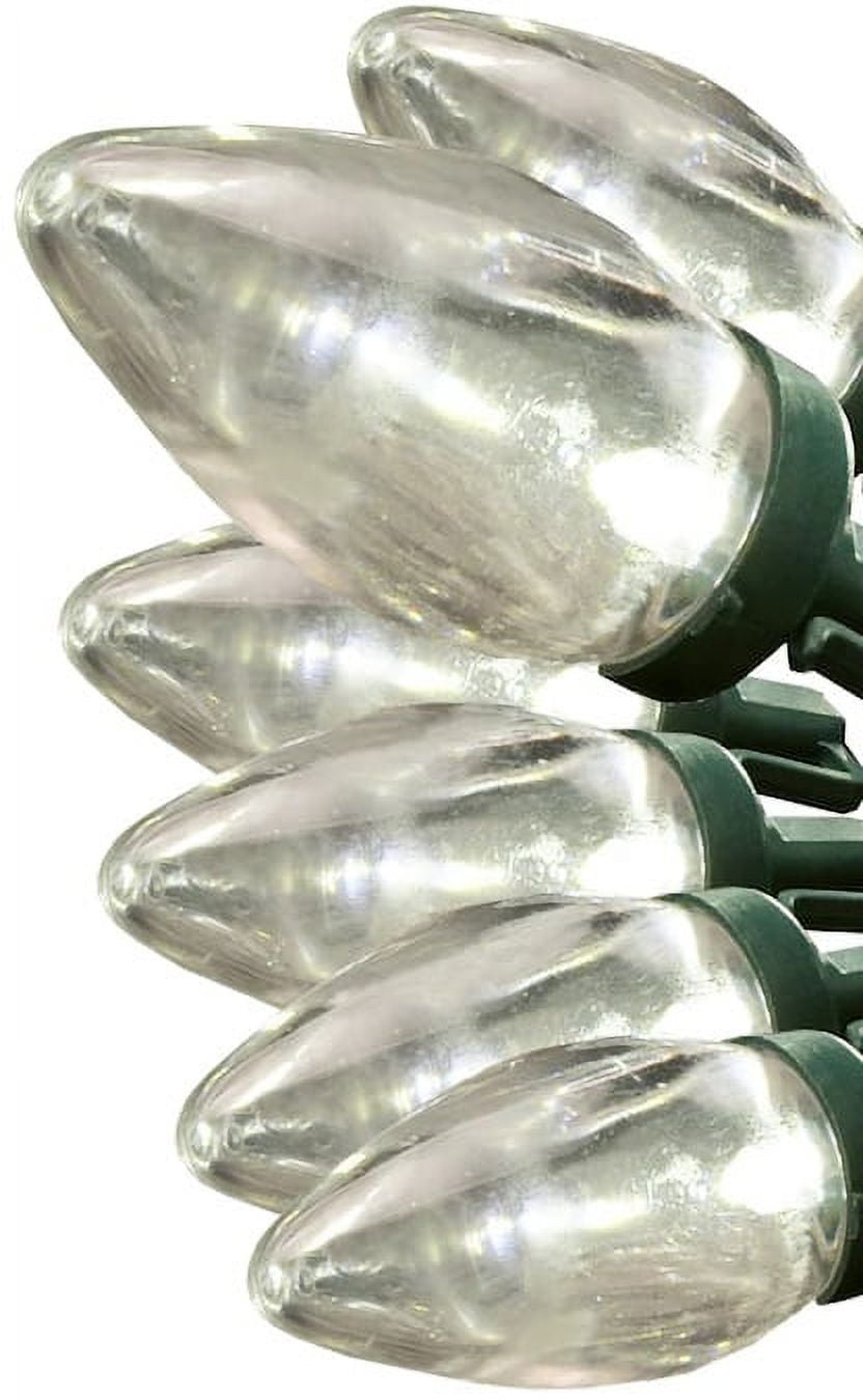 GE 25 Count C9 Warm White StayBright LED Christmas Light String