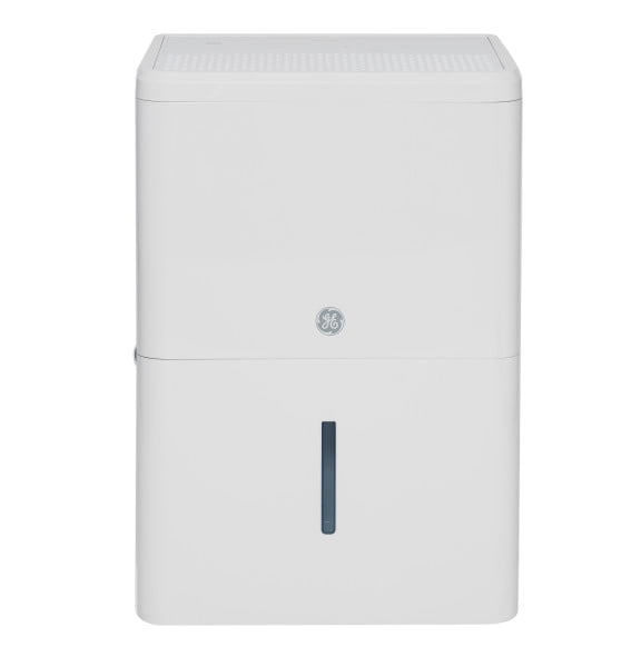 GE 25 Pint Portable Dehumidifier with Smart Dry for Damp Spaces