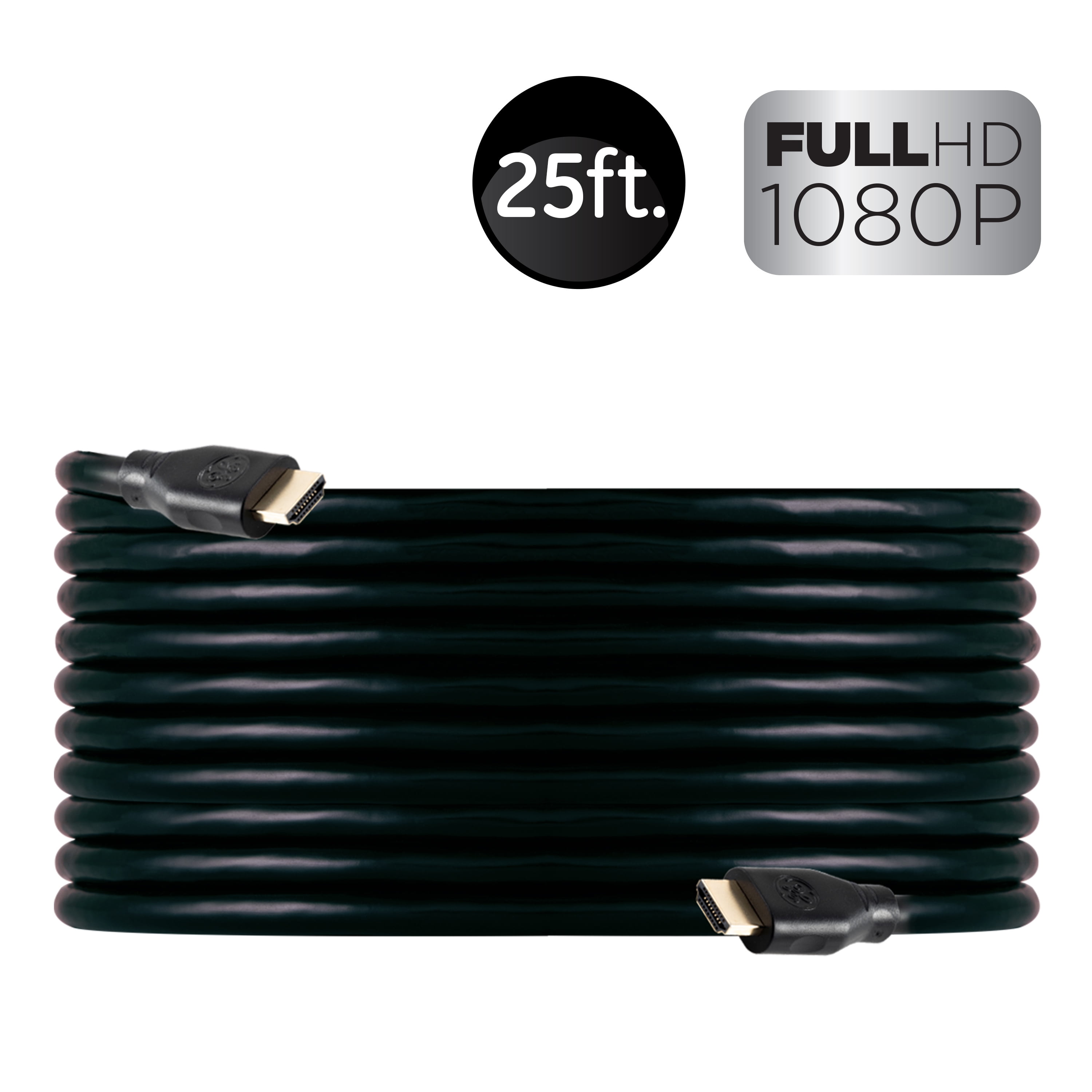GE 1080P HDMI to HDMI 50-ft Black in the HDMI Cables department at