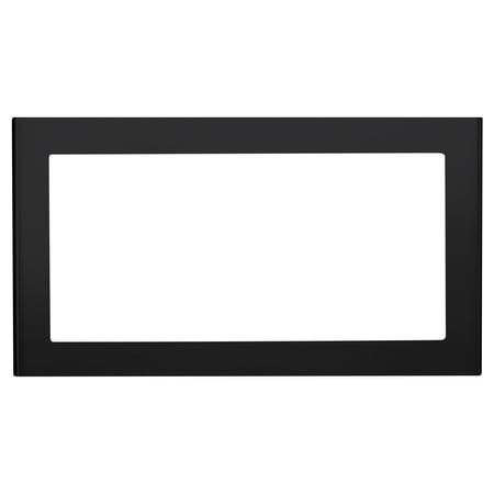 GE - 26.9" Trim Kit for Profile PEM31FMDS Microwaves - Black slate