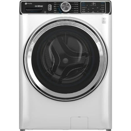 GE Profile - 5.3 Cu. Ft. High-Efficiency Stackable Smart Front Load Washer with Steam and UltraFresh Vent System+ With OdorBlock - White