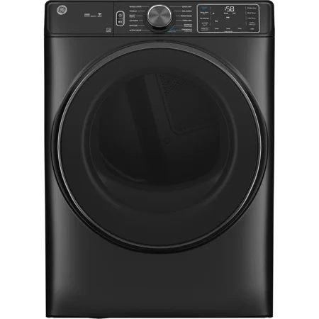 GE - 7.8 Cu. Ft. Stackable Smart Gas Dryer with Steam - Carbon Graphite
