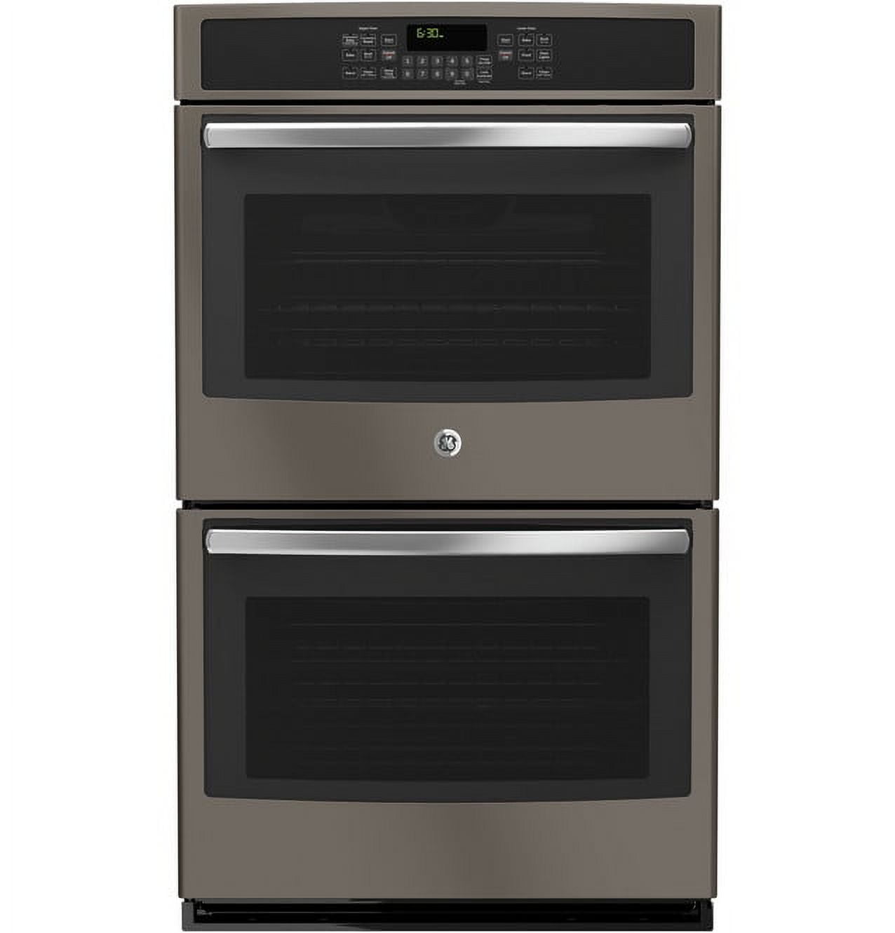 GE - 30" Built-In Double Electric Convection Wall Oven - Slate