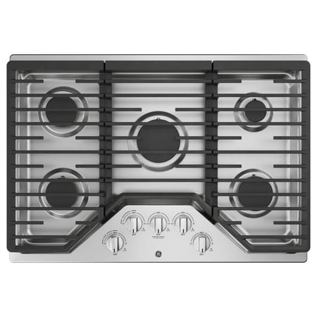 GE - 30" Gas Cooktop - Stainless Steel