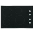thumbnail image 1 of GE 30" Built-in Knob Control, 4 Burner Element Radiant Electric Cooktop in Stainless Steel, 1 of 1
