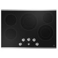 thumbnail image 1 of GE® 30" Built-in Knob Control Electric Cooktop, Model JEP5030STSS in Stainless Steel, 1 of 5