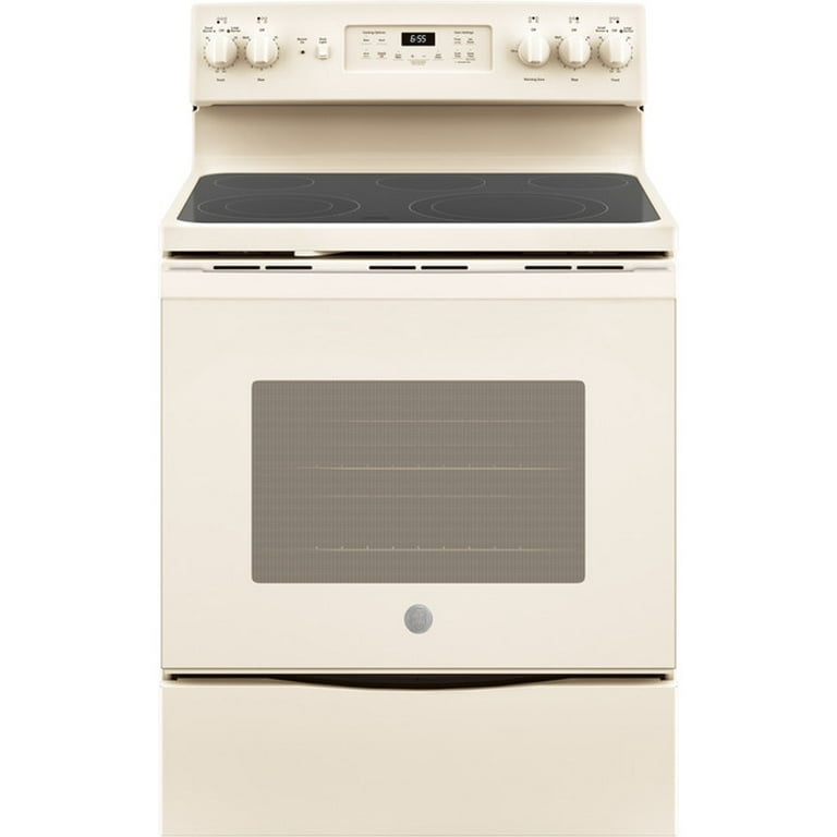 Ge electric range sale white
