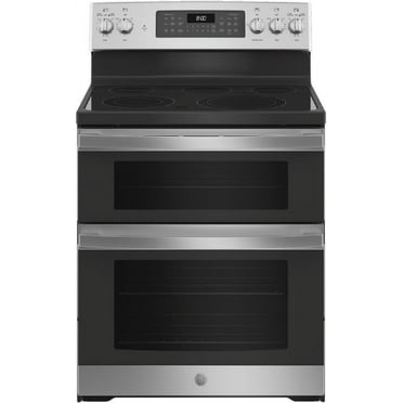 GE® 30" Free-Standing Electric Double Oven Convection Range