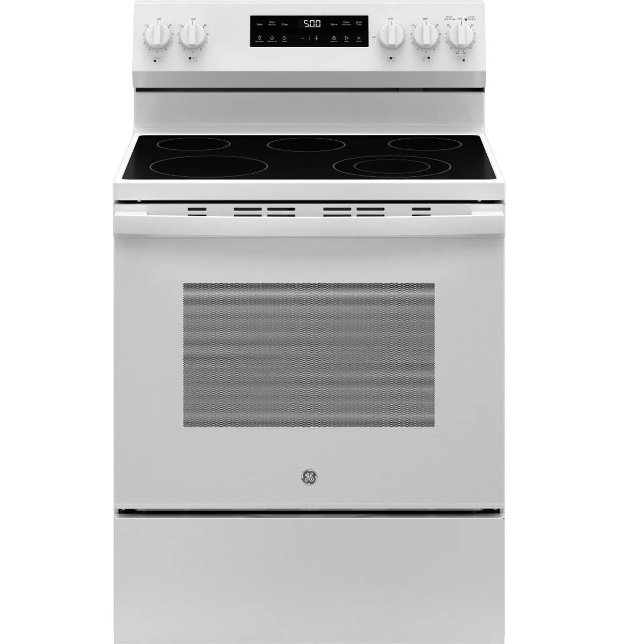 White 30" Free-Standing Electric Range with Self-Cleaning