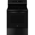 thumbnail image 1 of GE 30 Inch Free Standing Radiant Range 5 Element Steam Clean Single Oven GRF600AVBB, 1 of 4