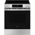 thumbnail image 1 of GE 30 Inch Slide In Radiant Range 5 Element Steam Clean Single Oven GRS600AVFS, 1 of 4