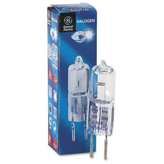 GE 34708 35 Watts Halogen Bi-Pin T3 Light Bulb - Clear