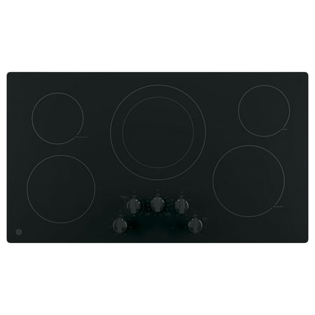 GE - 36" Built-In Electric Cooktop - Black