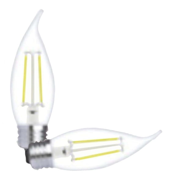 GE 37416 - LED4DFCAM-GW2P Candle Tip LED Light Bulb