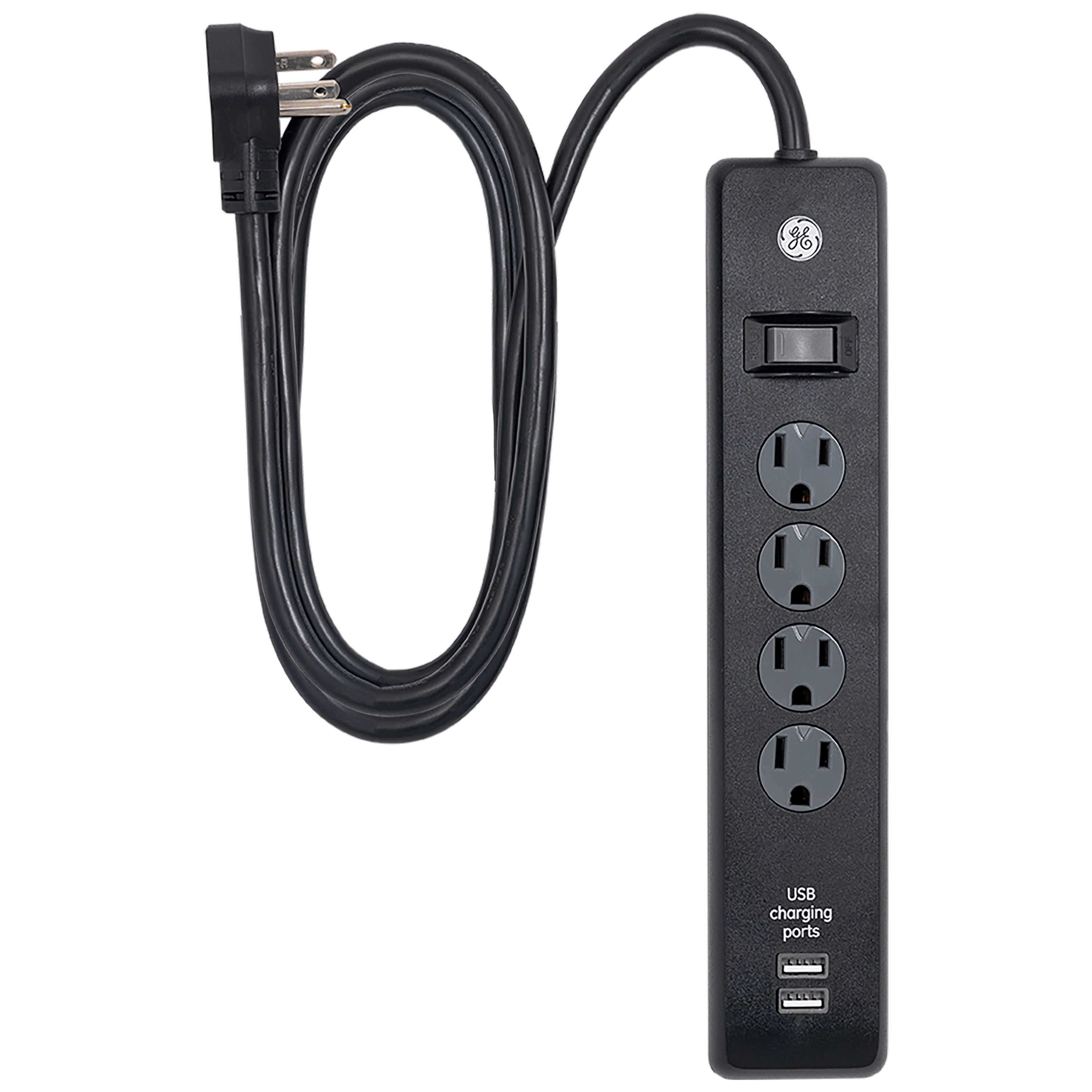 Power Strip Tower Surge Protector 1625W 13A USB Ports Charging – JACKYLED