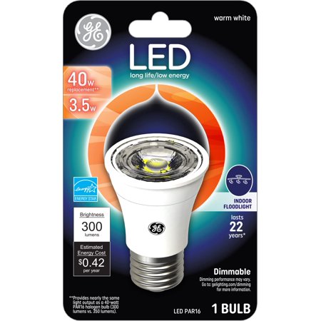 GE 40-Watt Equivalent PAR 16 LED Reflector, 1-Pack