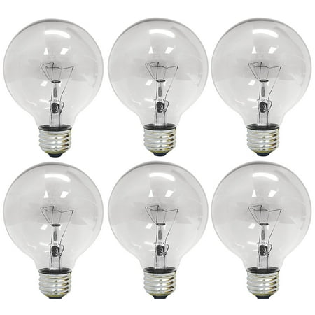 GE 40-Watt Medium Base Clear Globe Light