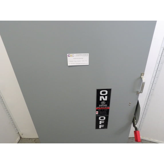 GE 400A AMP 3P POLE 600V NEMA 3R NON-FUSIBLE SAFETY SWITCH - THN3365R - NNB