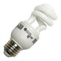 GE 42171 T3 Spiral CFL, Self-Ballasted, Medium Screw (E26) Base, 9W, 4100K, 10000 Rated Life Hrs.