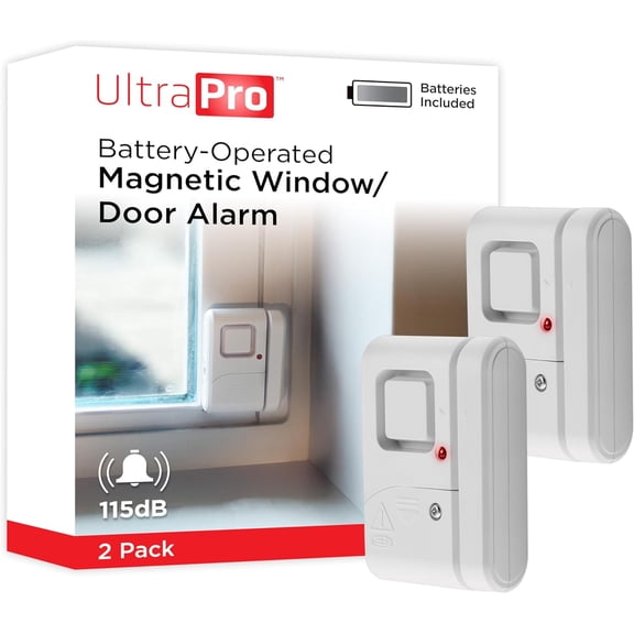 GE 45115 Wireless Magnetic Window Alarms 2 Pack
