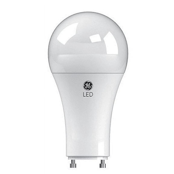 GE 46666 A21 LED Light Bulb, 15 watts, 1600 lumens, 2700K warm white, plug-in GU24 base