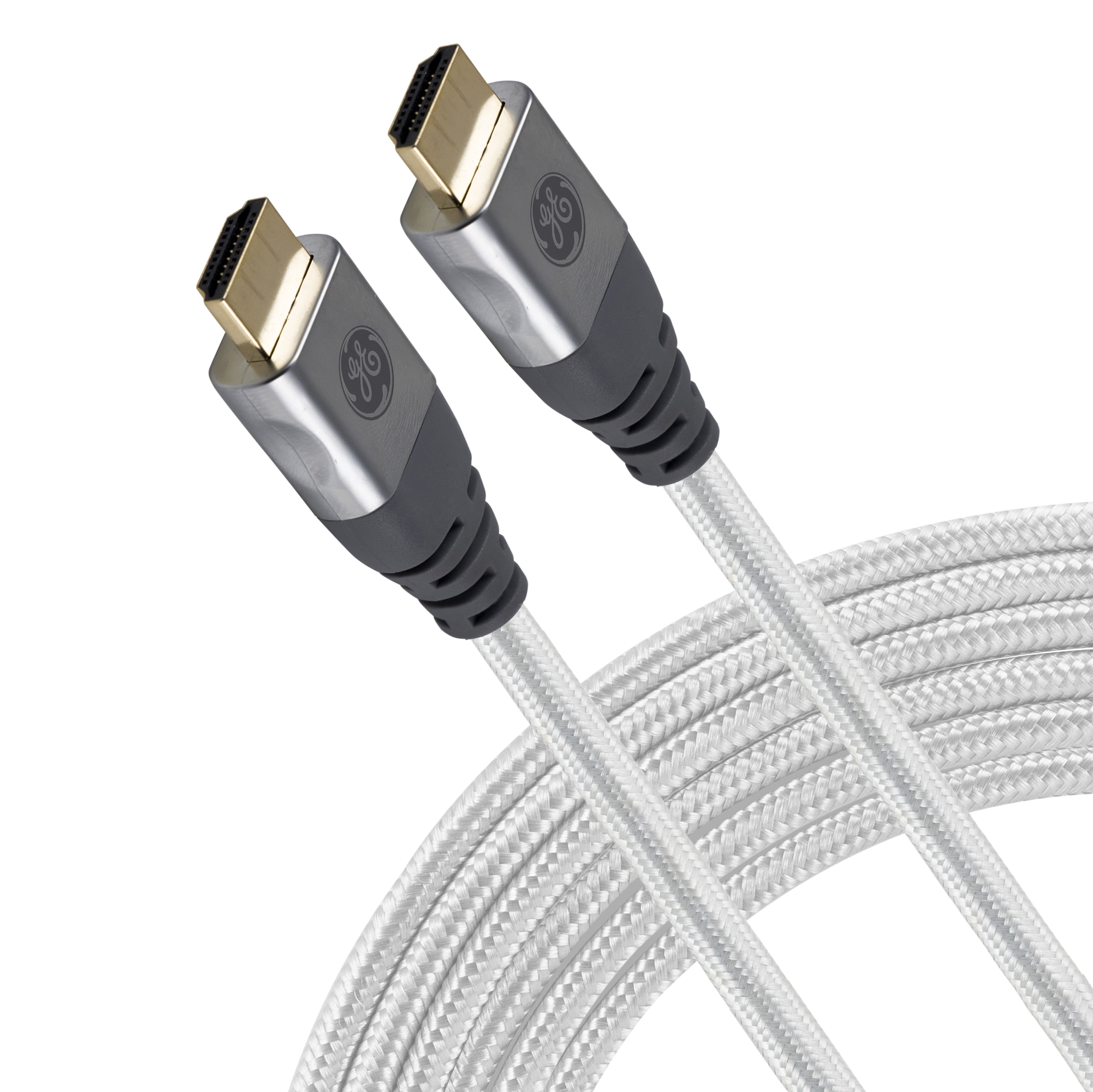 GE 4ft 8K HDMI 2.1 Cable with Ethernet, Gold-Plated Connectors, 55328